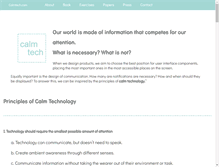 Tablet Screenshot of calmtech.com